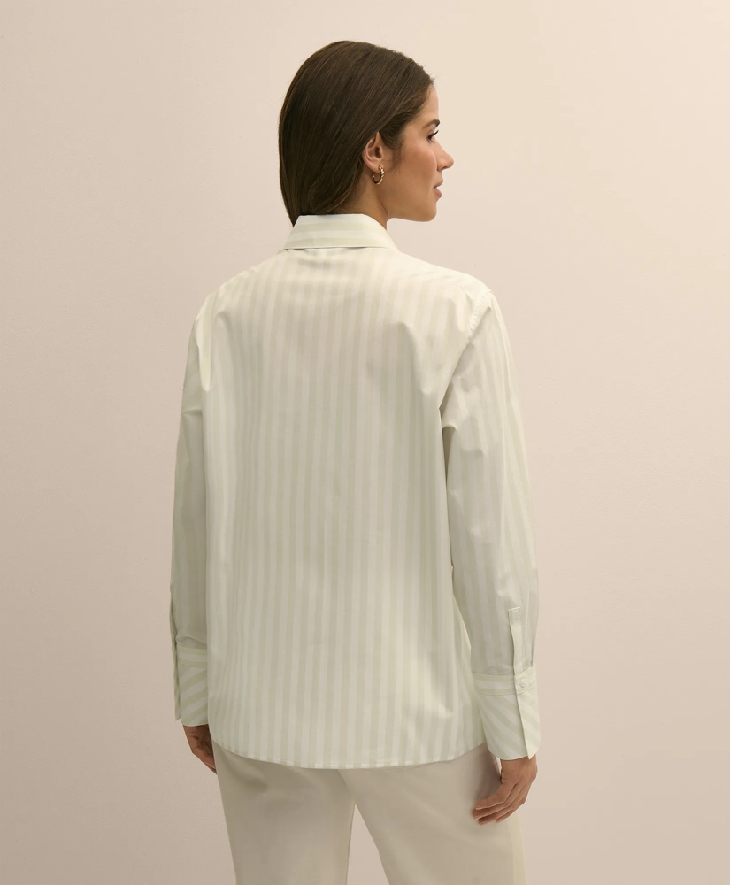Relaxed Cotton Striped Shirt, image 4