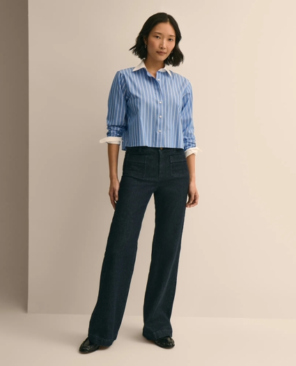 The Cropped Striped Shirt, image 2