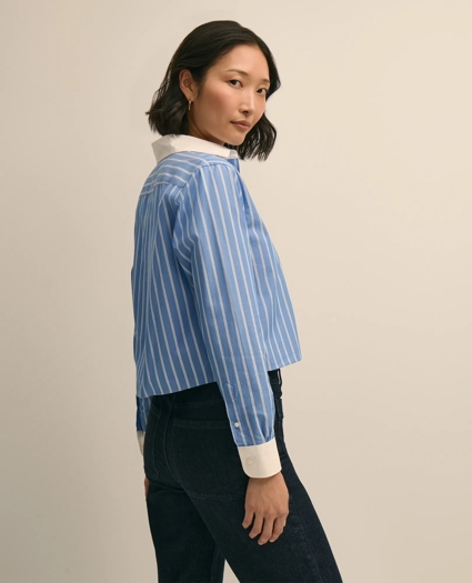 The Cropped Striped Shirt, image 4