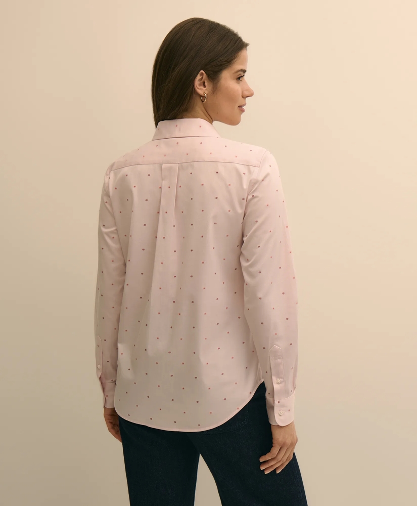 Cotton Jacquard Clip-Dot Shirt, image 4