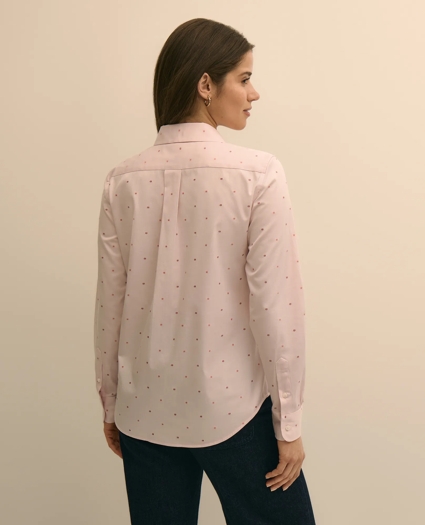 Cotton Jacquard Clip-Dot Shirt, image 4