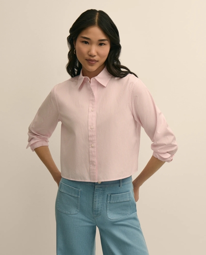 The Cropped Button-Down Shirt, image 1