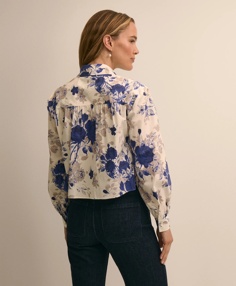 Floral Cropped Blouse, image 4