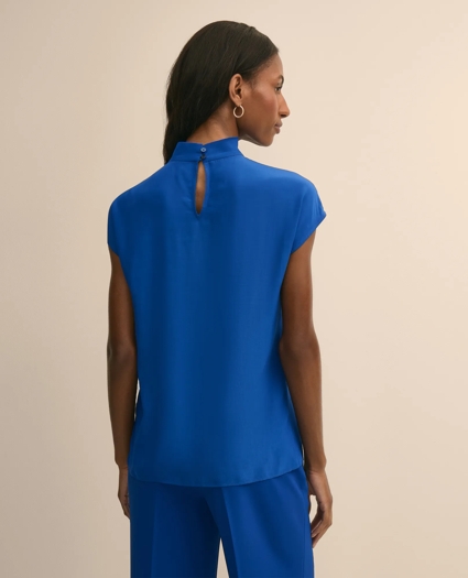 Viscose Twist-Knot Sleeveless Blouse, image 4