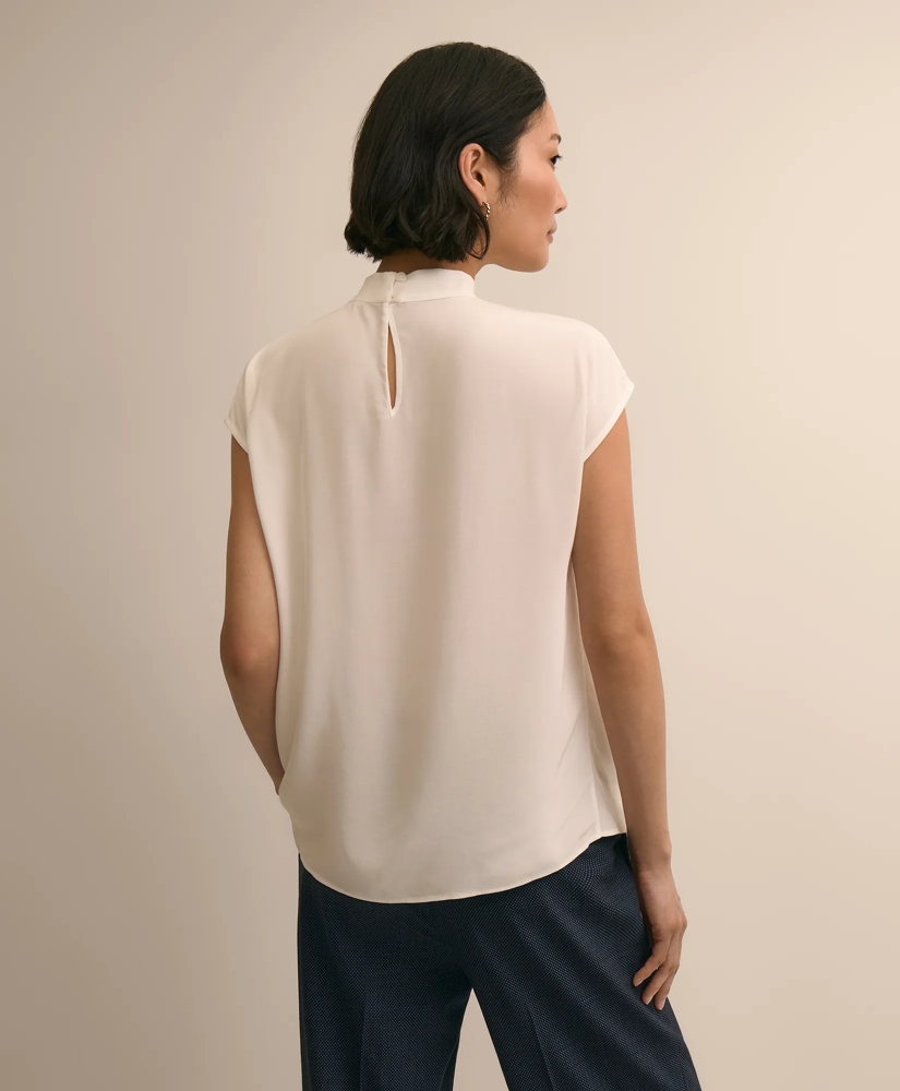 Viscose Twist-Knot Sleeveless Blouse, image 4