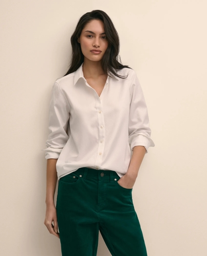 Thomas Mason&reg; X Brooks Brothers Luxury Cotton Shirt, image 1