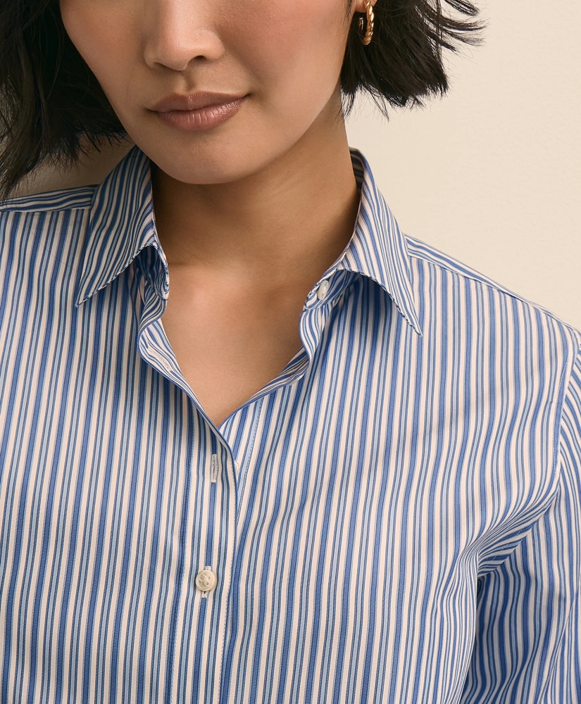 Thomas Mason&reg; X Brooks Brothers Luxury Cotton Striped Shirt, image 3