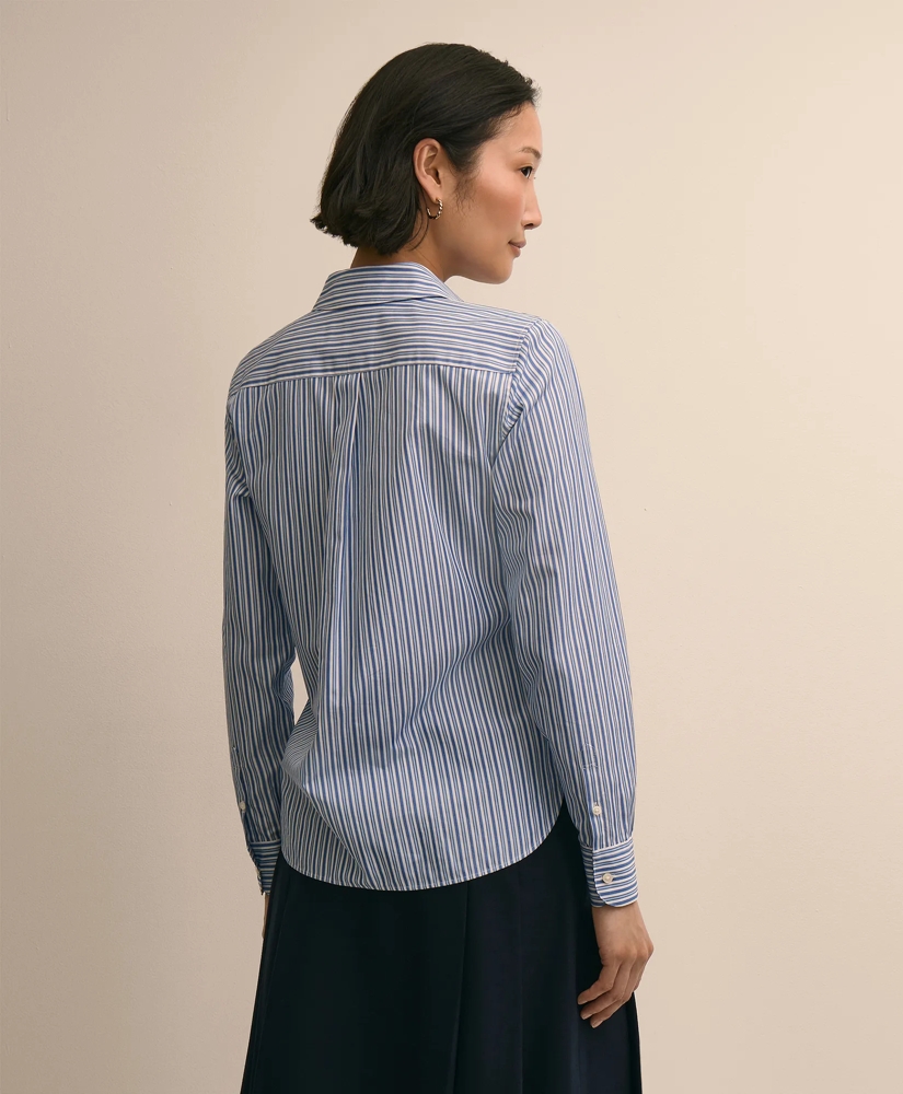 Thomas Mason&reg; X Brooks Brothers Luxury Cotton Striped Shirt, image 4