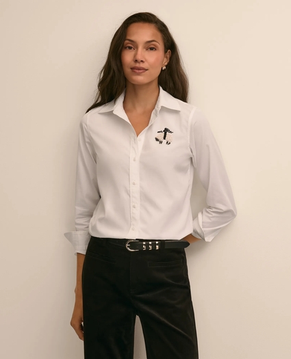 Brooks Brothers Embrodiered Logo Shirt, image 1