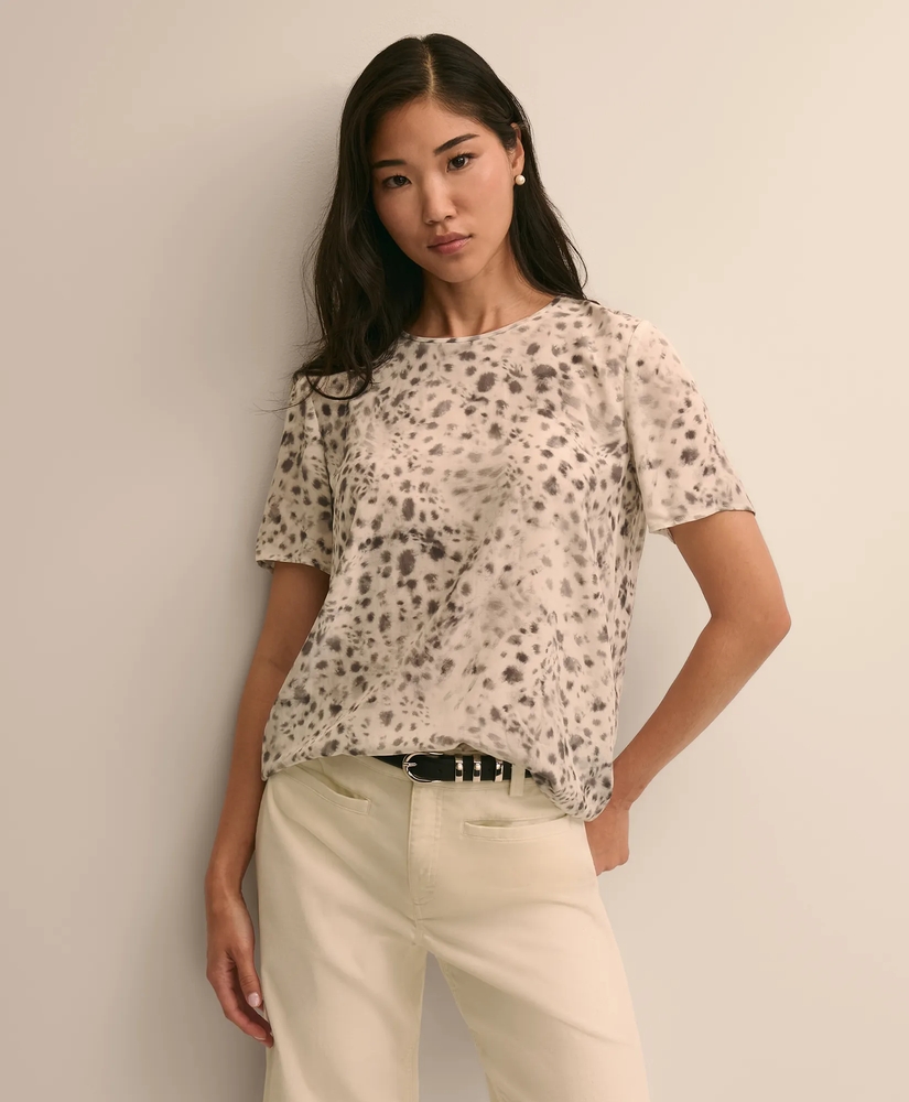 Snow Leopard Print Top, image 1