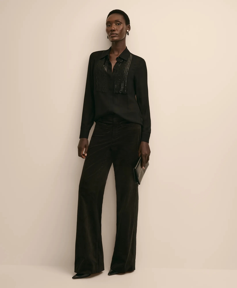 Georgette Tuxedo Blouse, image 2