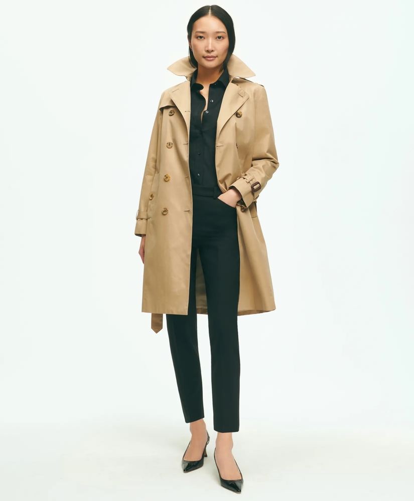 Water Repellent Trench Coat With Zip-Out Lining Water Repellent Trench Coat With Zip-Out Lining