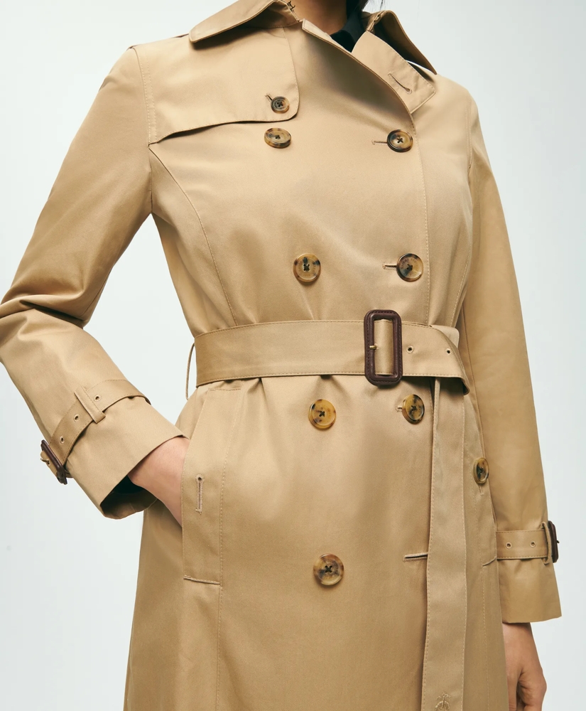 Brooks Brothers Classic Cotton Wool Double Breasted Trench