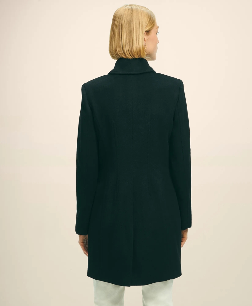Brushed Wool Double-Breasted Peacoat, image 5