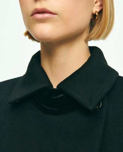Brushed Wool Double-Breasted Peacoat, image 6