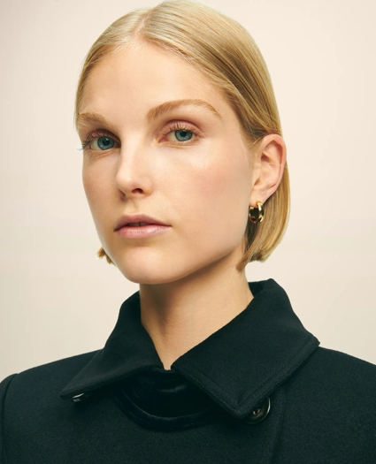 Brushed Wool Double-Breasted Peacoat, image 9