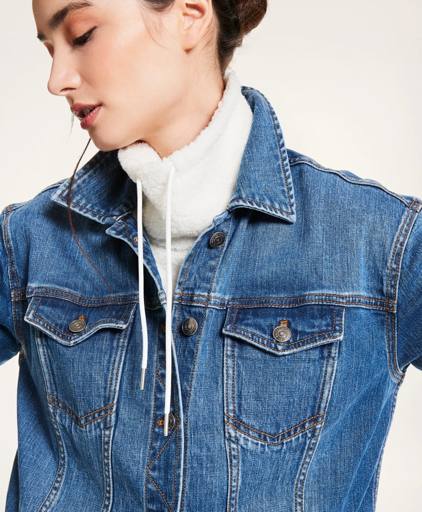 Relaxed Stretch Denim Jacket, image 2