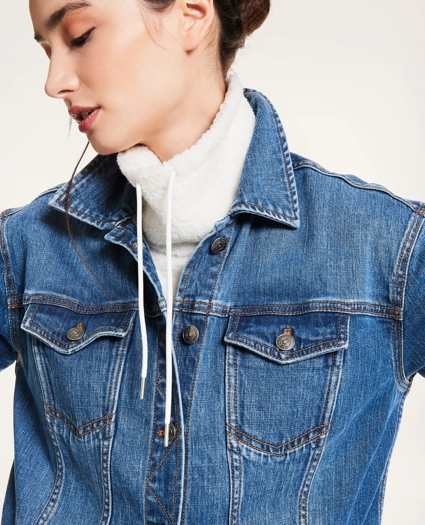 Relaxed Stretch Denim Jacket, image 2