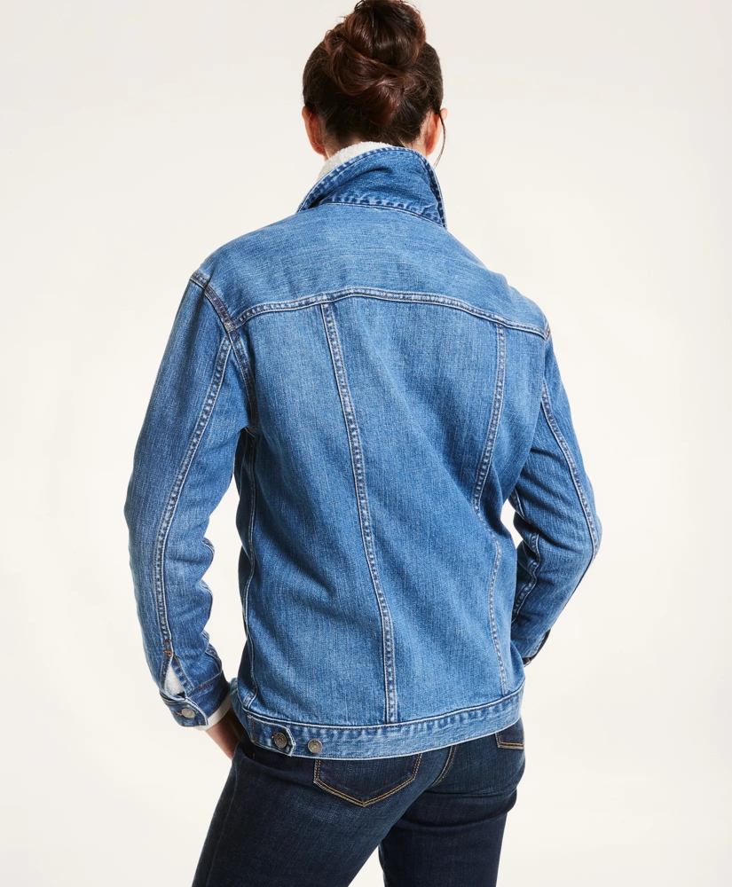 Relaxed Stretch Denim Jacket, image 4