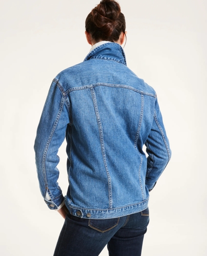 Relaxed Stretch Denim Jacket, image 4