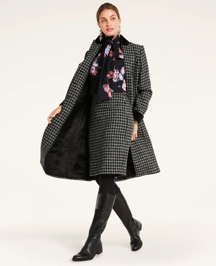 Wool Houndstooth Coat, image 3