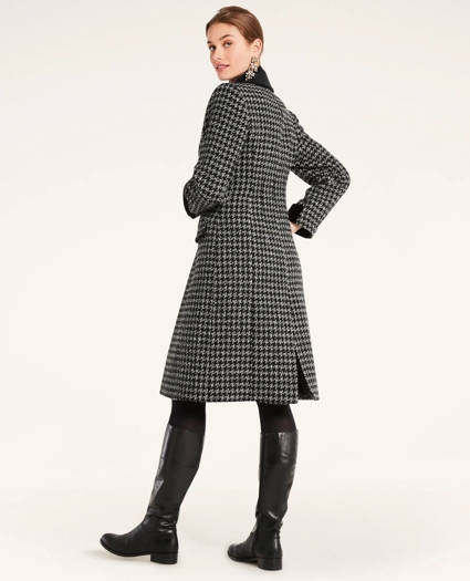 Wool Houndstooth Coat, image 4