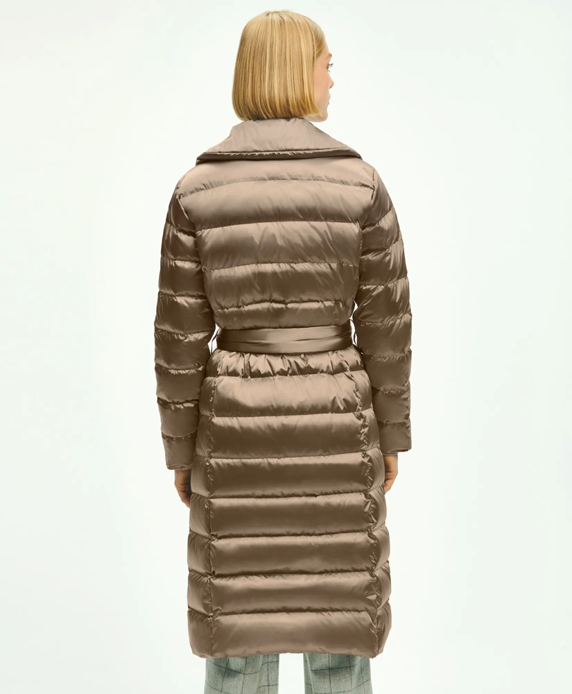 Down Water-Resistant Belted Puffer Coat, image 5