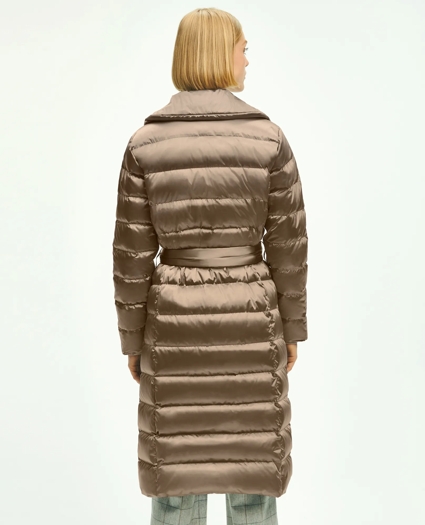 Down Water-Resistant Belted Puffer Coat, image 5
