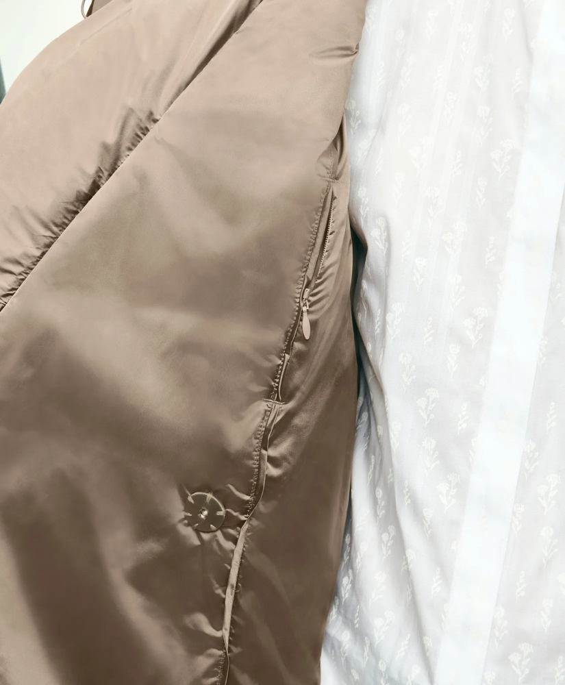 Down Water-Resistant Belted Puffer Coat, image 7