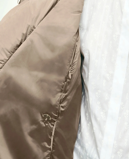 Down Water-Resistant Belted Puffer Coat, image 7