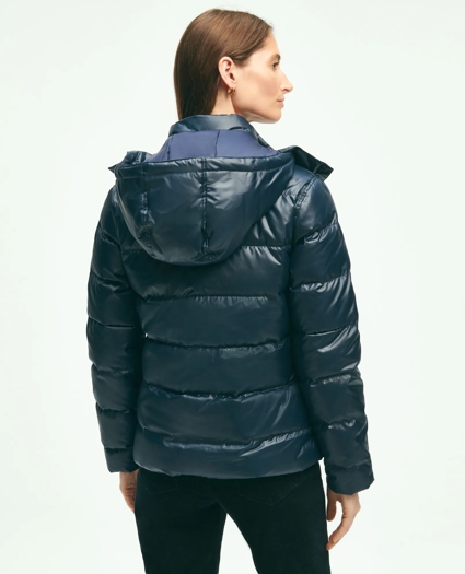Down Hooded Puffer Coat, image 3