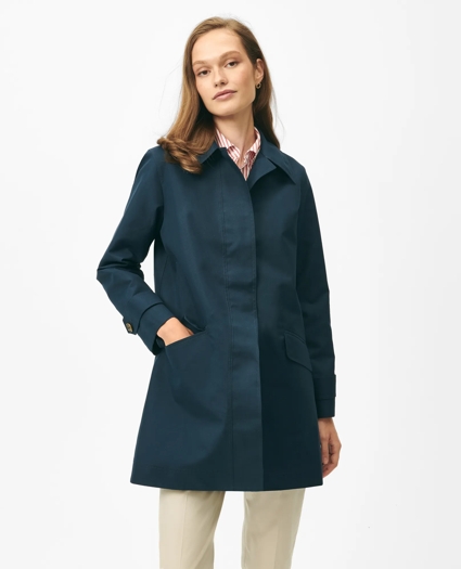 Raincoat in Water-Resistant Bonded Twill, image 3