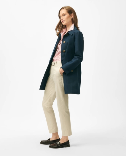 Raincoat in Water-Resistant Bonded Twill, image 1