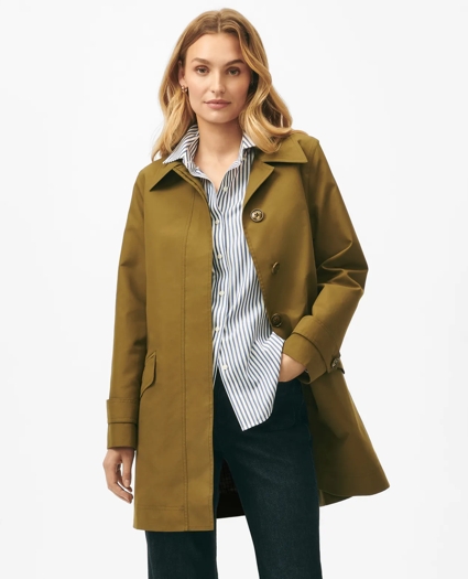Raincoat in Water-Resistant Bonded Twill, image 6