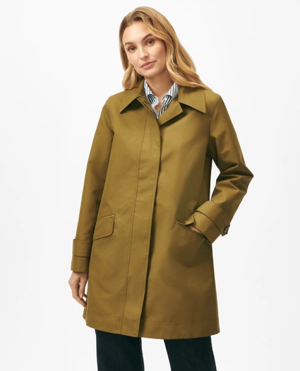 Raincoat in Water-Resistant Bonded Twill, image 3