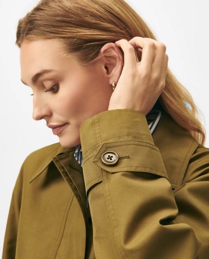 Raincoat in Water-Resistant Bonded Twill, image 2