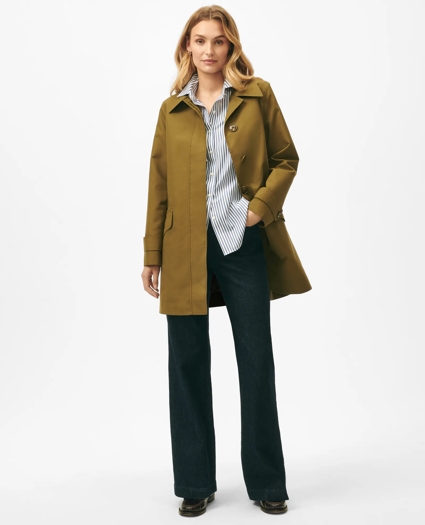 Raincoat in Water-Resistant Bonded Twill, image 1