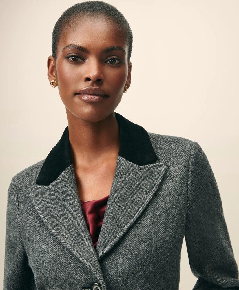 Chesterfield Coat in Wool Blend, image 3