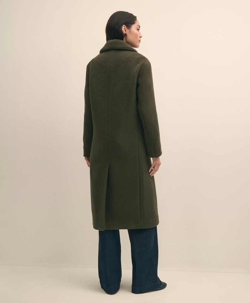 Double-Faced Wool Shawl-Collar Coat, image 5