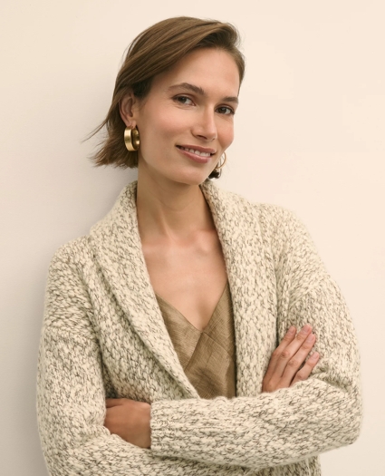 Wool-Cashmere Long Cardigan, image 3