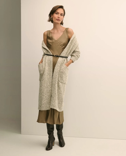 Wool-Cashmere Long Cardigan, image 4