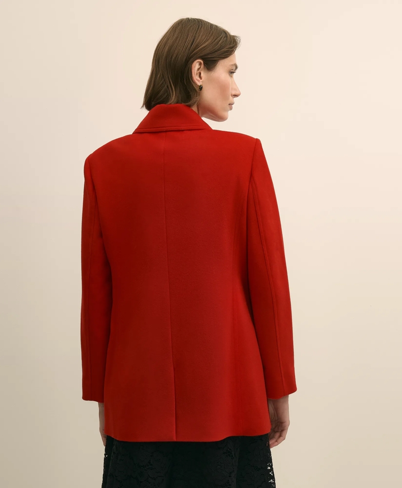 Brushed Wool Coat with Throat Latch, image 4