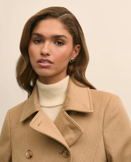 Brushed Wool Coat with Throat Latch, image 3