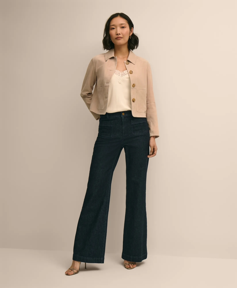 Suede Cropped Jacket, image 2