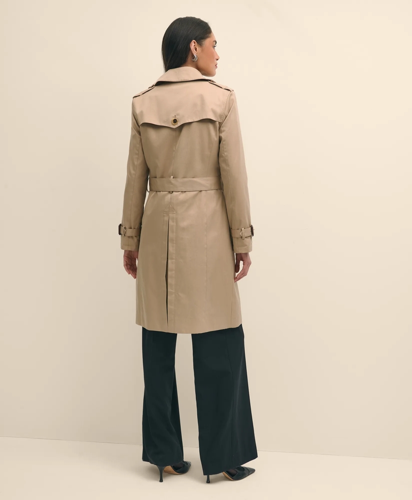 Supima&reg; Cotton Water-Repellent Trench Coat with Zip-Out Lining, image 4