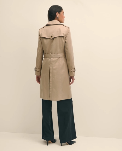 Supima&reg; Cotton Water-Repellent Trench Coat with Zip-Out Lining, image 4
