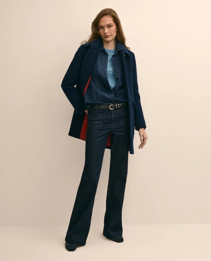 Wool Patch-Pocket Car Coat, image 2