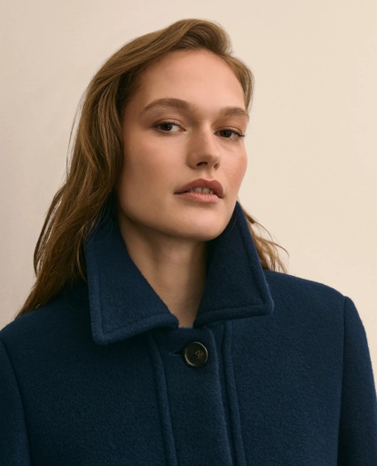 Wool Patch-Pocket Car Coat, image 4