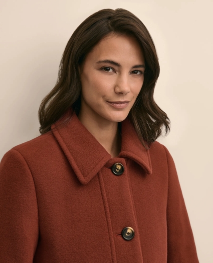 Wool Patch-Pocket Car Coat, image 4