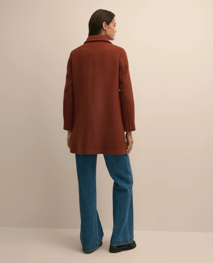Wool Patch-Pocket Car Coat, image 5